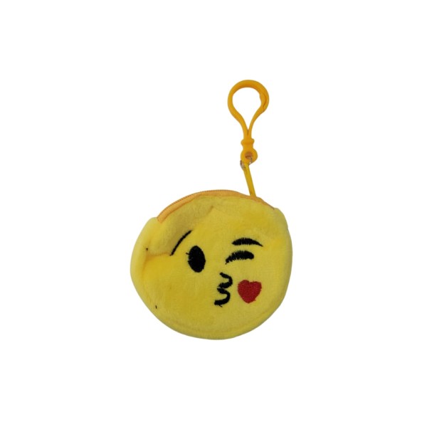 Encontraproduto.com.br - Chaveiro Porta Moeda Emoji Divertido Smile - Wellmix