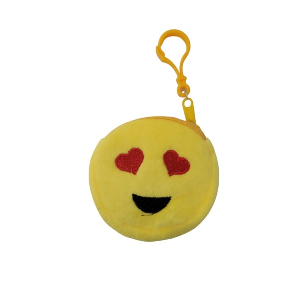 Encontraproduto.com.br - Chaveiro Porta Moeda Emoji Divertido Smile - Wellmix