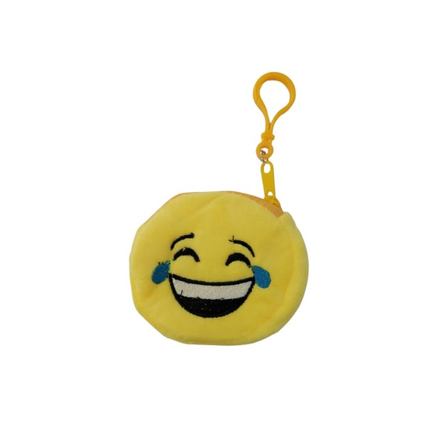 Encontraproduto.com.br - Chaveiro Porta Moeda Emoji Divertido Smile - Wellmix