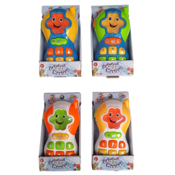 Brinquedo Celular Musical Divertido Baby - Wellmix