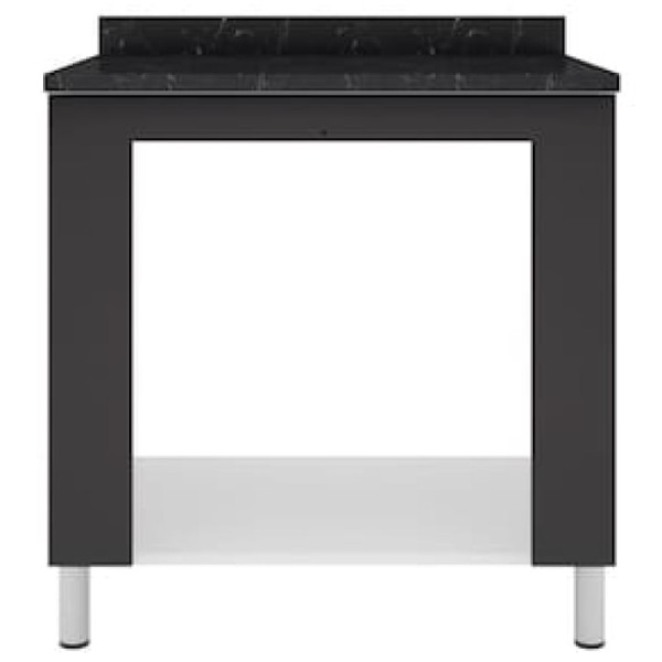 Encontraproduto.com.br - Balcão para Forno e Cooktop Bartira Rubi com 4 Bocas - 80,1cm de largura