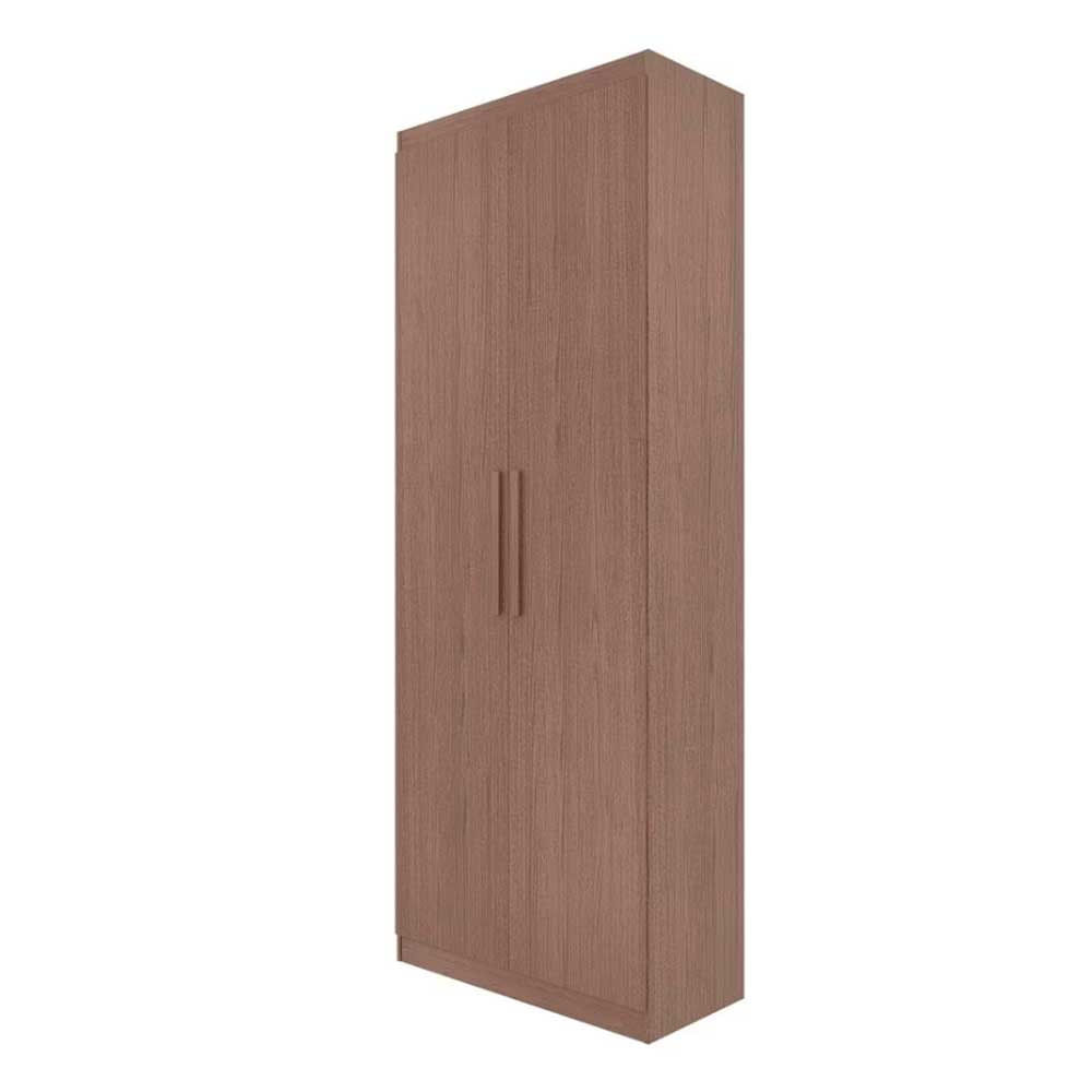 Encontraproduto.com.br - Sapateira Multiuso Bartira Dália UP com 4 Prateleiras, 2 Portas e Espaço para até 24 Calçados Avelã