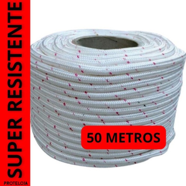 Corda de Nylon Elastobor NR 18 Bombeiro 12MM Rolo com 100MTS