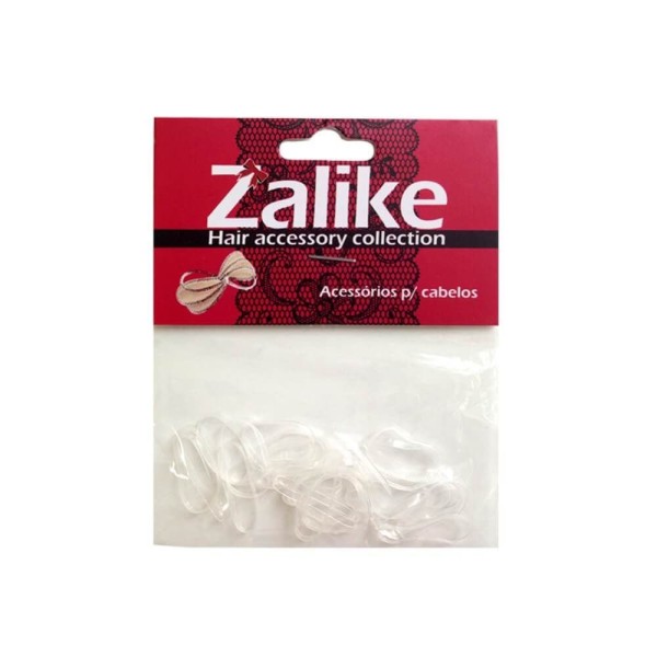 Encontraproduto.com.br - Zalike Elástico Silicone Transparente G C/20