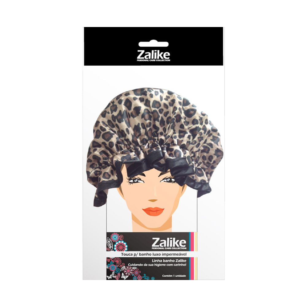 Encontraproduto.com.br - Touca para Banho Zalike Luxo Impermeável com 1 Unidade