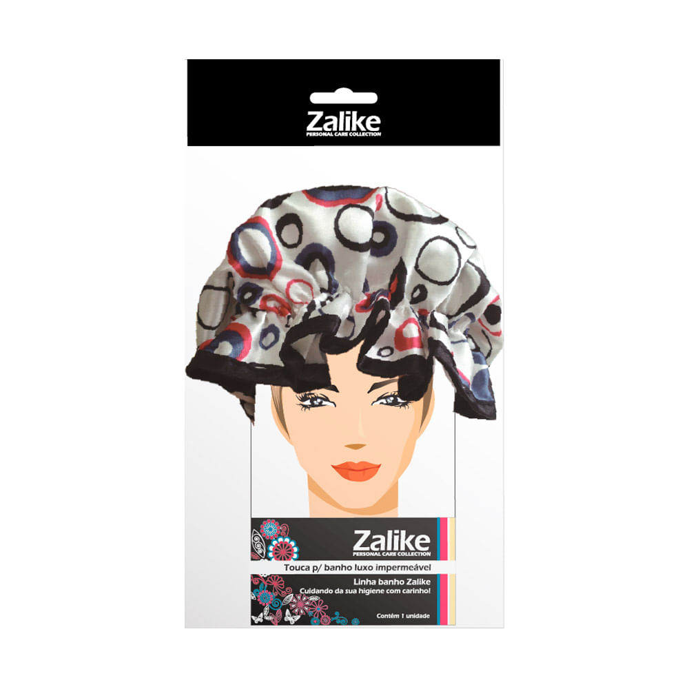Encontraproduto.com.br - Touca para Banho Zalike Luxo Impermeável com 1 Unidade