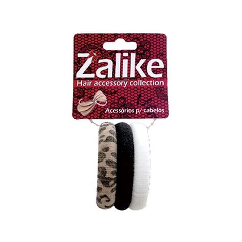 Encontraproduto.com.br - Zalike Sem Emenda - Elástico Para Cabelo G Com 3 Unidades - Ref.240