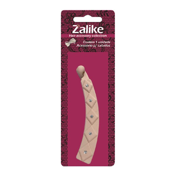 Encontraproduto.com.br - Presilha Para Cabelo Zalike Banana Com Strass G - 250
