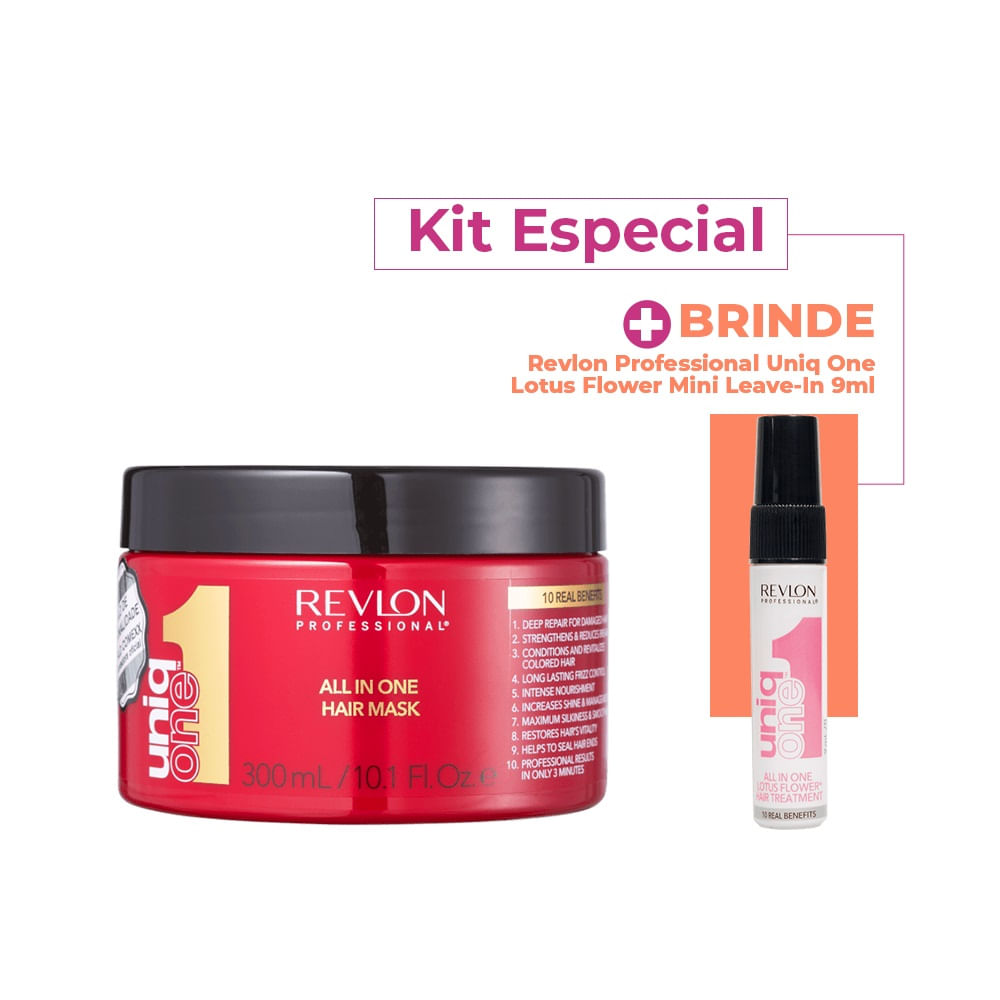 Encontraproduto.com.br - Revlon Professional Uniq One All In One Supermask - Máscara Capilar 300ml +