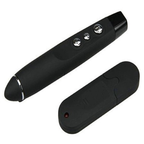Encontraproduto.com.br - Caneta Apontadora Laser para Apresentações com Receptor USB Com Estojo