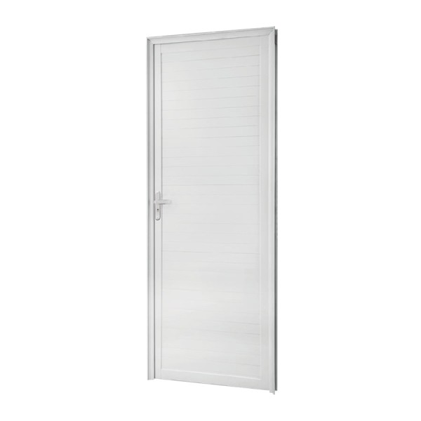 Encontraproduto.com.br - Porta MGM 210X80X8Cm Branca Project Lambri ID 255 - Direita - Alumínio