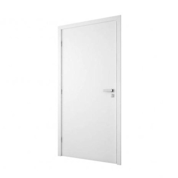 Encontraproduto.com.br - Kit Porta Lisa Colméia Branco Bt 12 MDF Regulável Esquerdo 215x84cm
