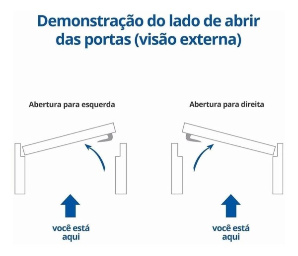 Encontraproduto.com.br - Kit Porta Lisa Colméia Branco Bt 12 MDF Regulável Esquerdo 215x84cm