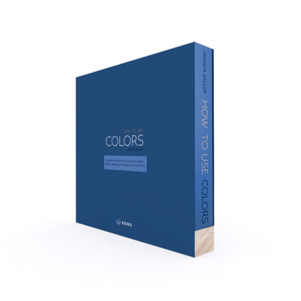 Encontraproduto.com.br - Caixa Livro How To Use Colors Azul 30cm