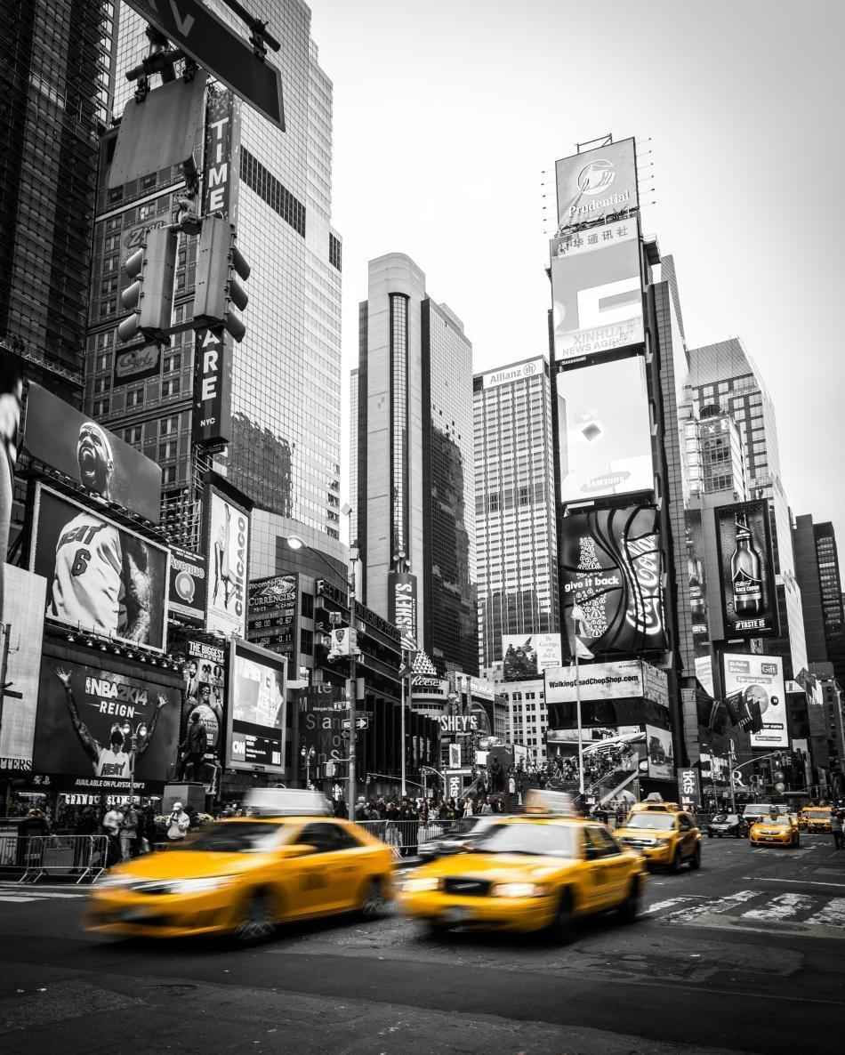 Quadro Decorativo Home Center New York Taxi 1 Goods BR 40x60x4cm
