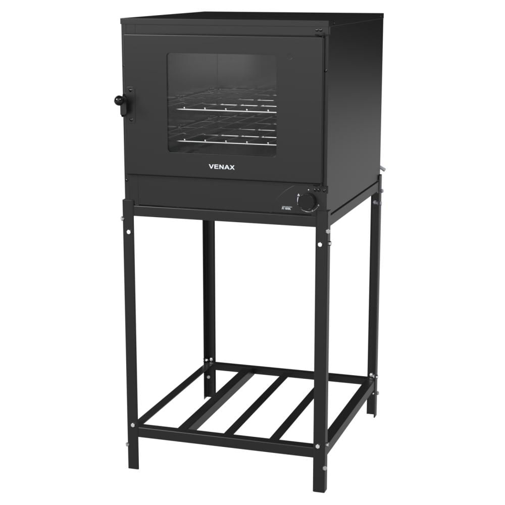 Encontraproduto.com.br - Forno Industrial Venax Fi 109 Litros Com Base Gás GLP Preto
