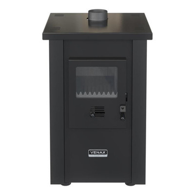 Encontraproduto.com.br - Calefator Venax Vulcano de Dupla Combustão, Preto - 24505