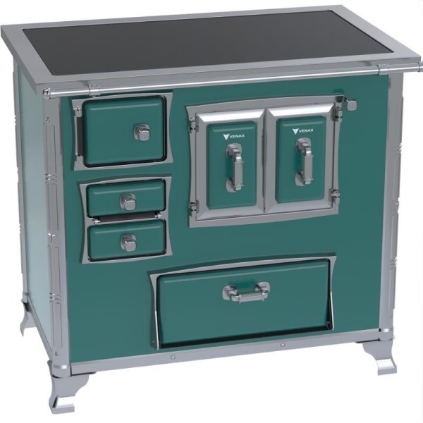 Encontraproduto.com.br - Fogao a Lenha GII N 2 Gab Sec Xviii Premium Turquesa