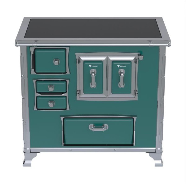 Encontraproduto.com.br - Fogao a Lenha GII N 2 Gab Sec Xviii Premium Turquesa