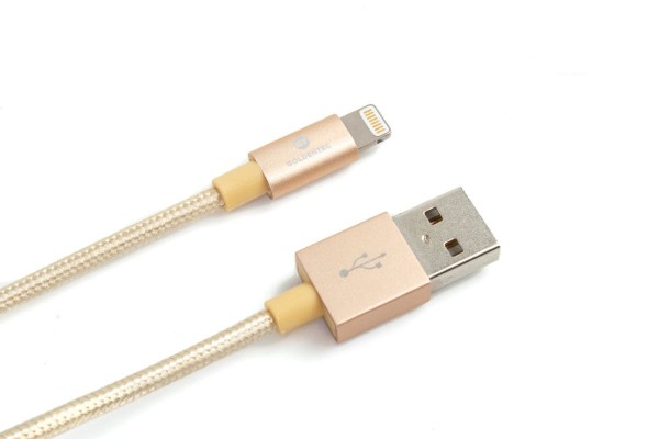 Encontraproduto.com.br - Cabo Lightning USB MFi 1,2m Gold