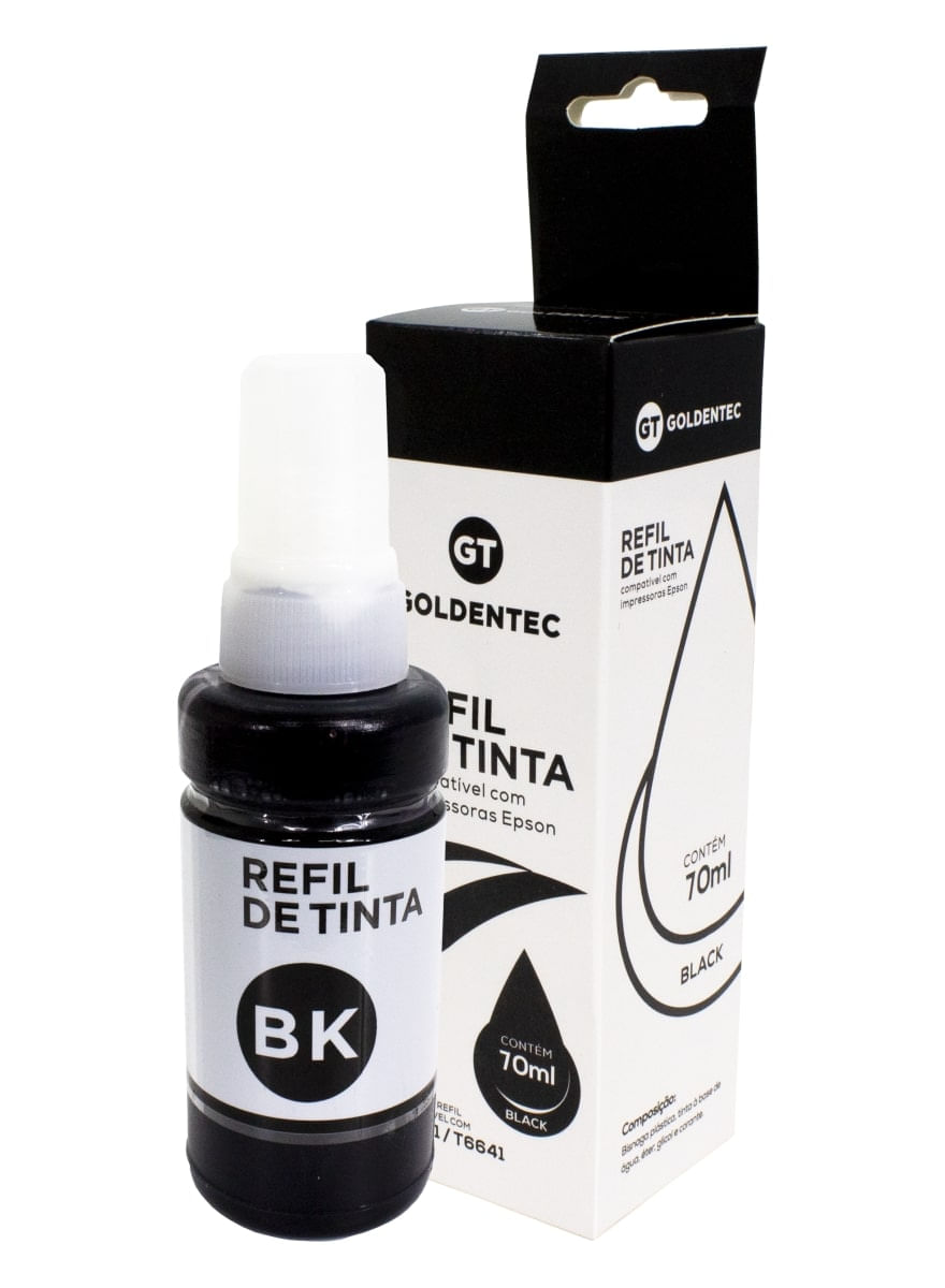 Encontraproduto.com.br - Refil de Tinta Compatível com Epson T6721/T6641 - Preto