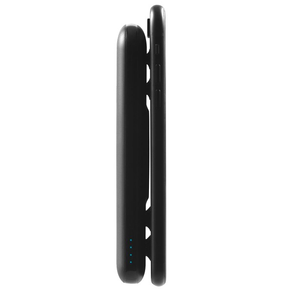 Encontraproduto.com.br - Carregador Portátil 10000mAh com Ventosas Preto