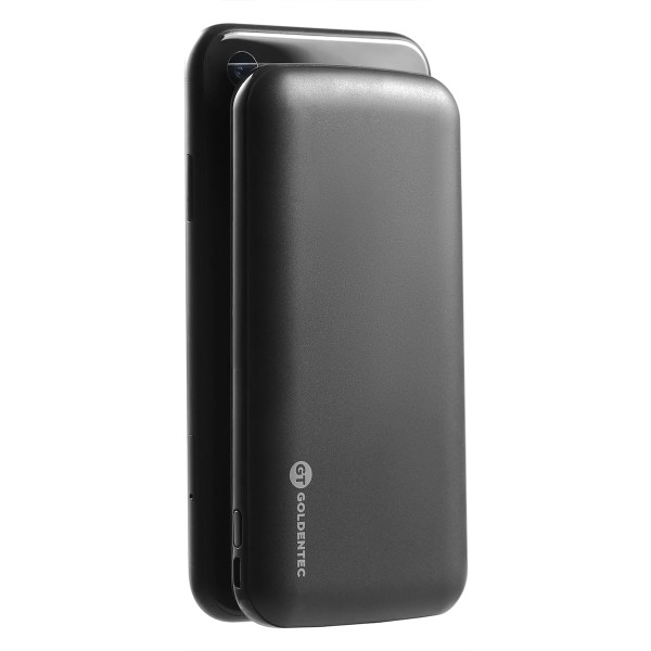 Encontraproduto.com.br - Carregador Portátil 10000mAh com Ventosas Preto