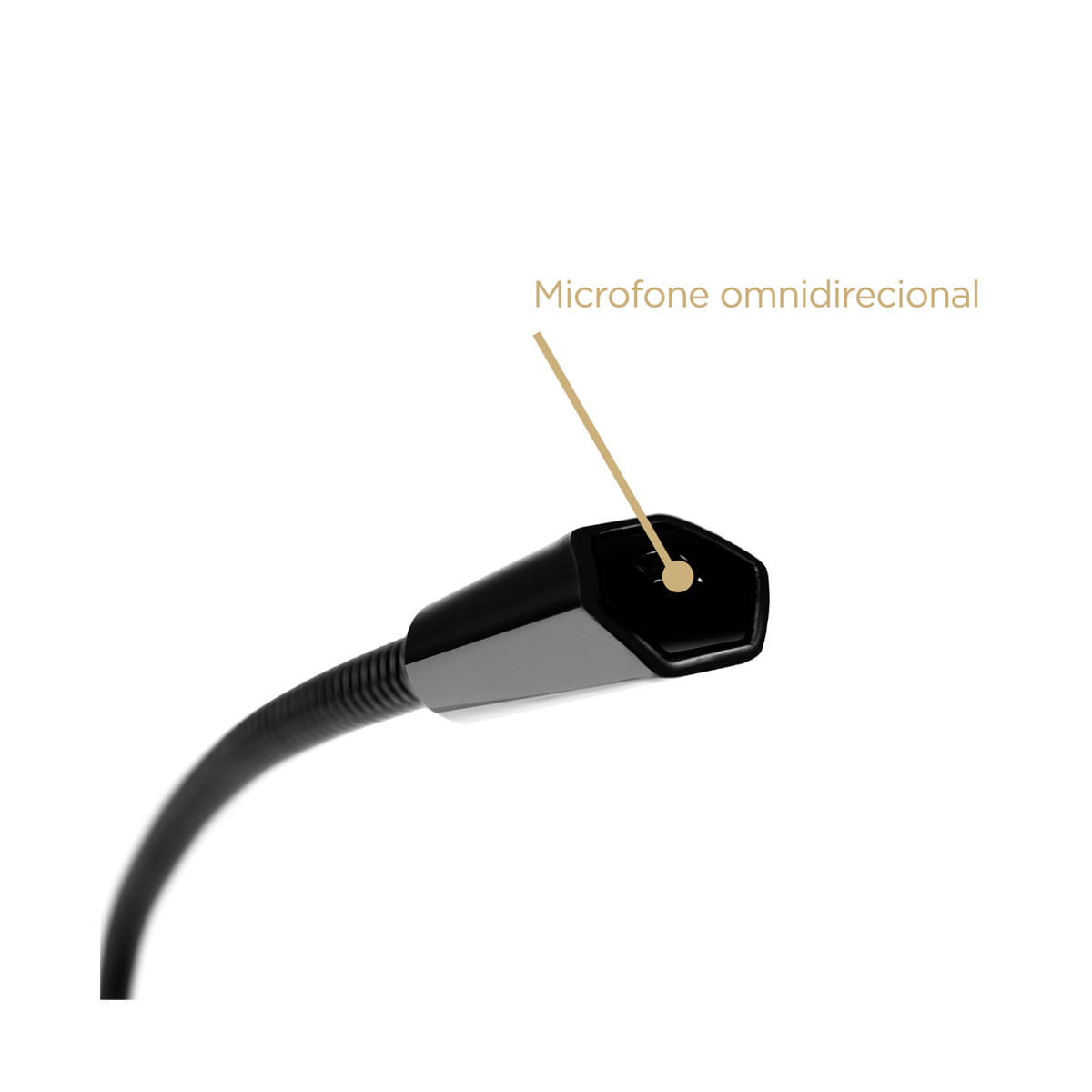 Encontraproduto.com.br - Microfone Gamer Omnidirecional Space com LED RGB | GT Gamer Goldentec