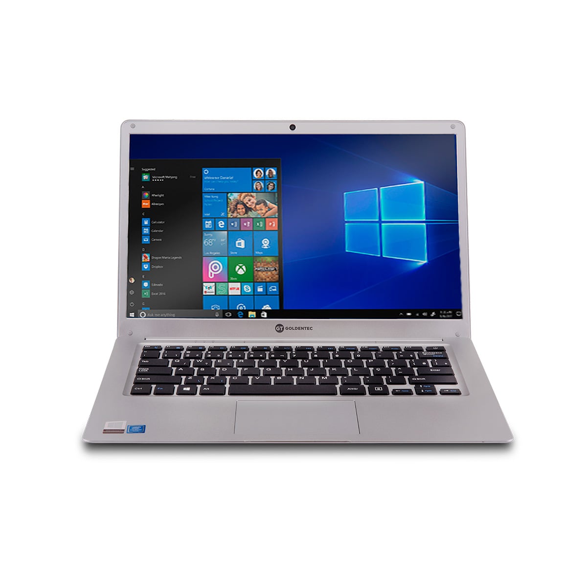Encontraproduto.com.br - Notebook GT Silver Intel Dual-Core 4GB 64GB SSD Tela de 14
