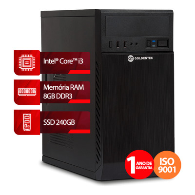 Encontraproduto.com.br - Computador Intel Core I3, 8GB, SSD 240GB