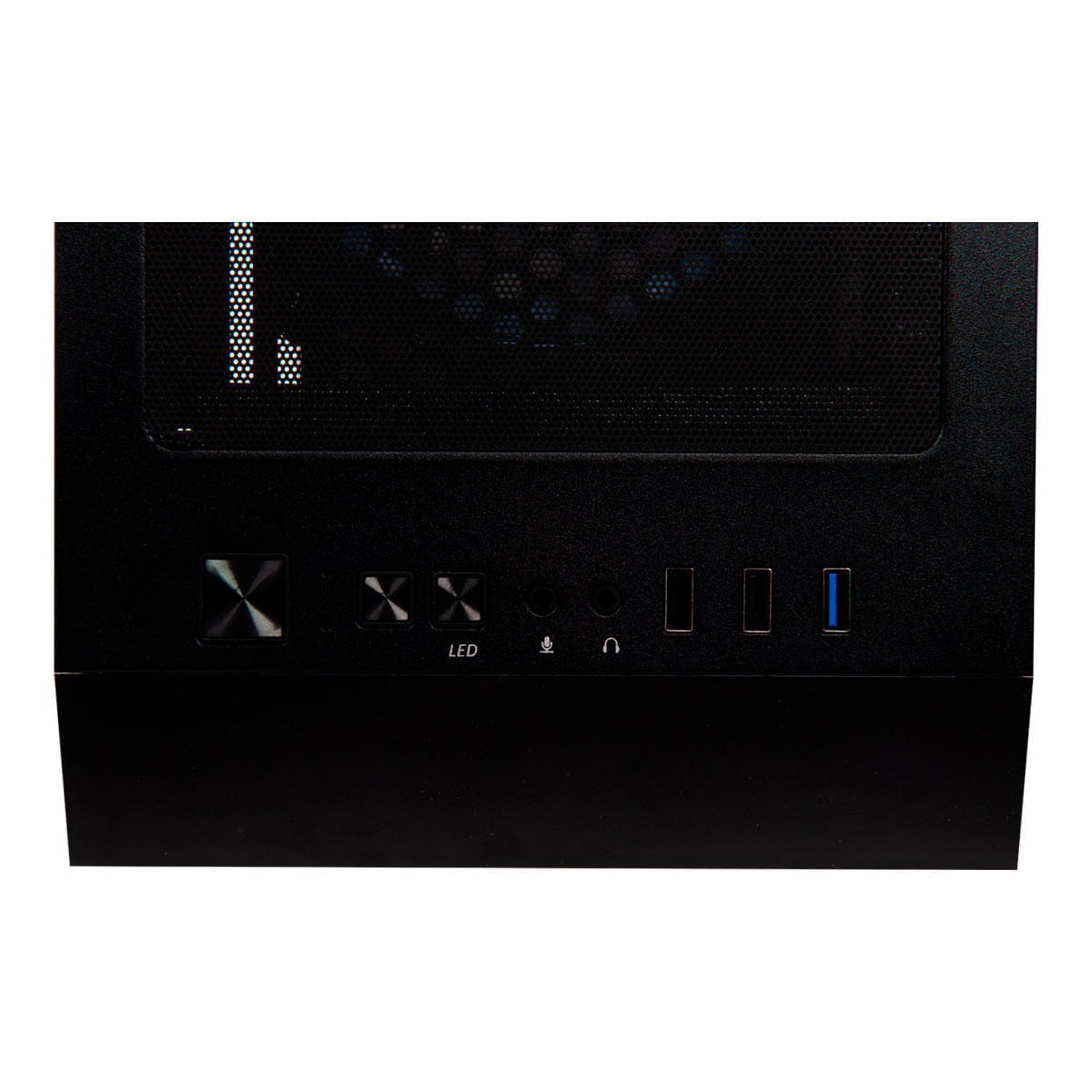 Encontraproduto.com.br - Gabinete Gamer GT Gamer Sem Fonte P3T2C GTPA03 Com LED RGB | Goldentec