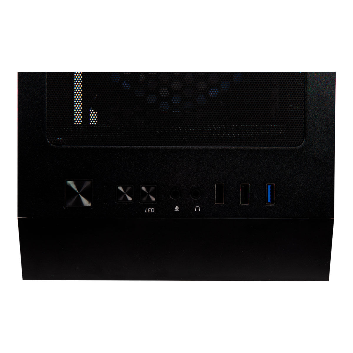 Encontraproduto.com.br - Gabinete Gamer GT Gamer Sem Fonte P3T2C GTPA03 Com LED RGB | Goldentec
