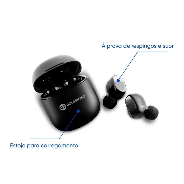 Encontraproduto.com.br - Fone de Ouvido TWS GT Drop  Preto | GT