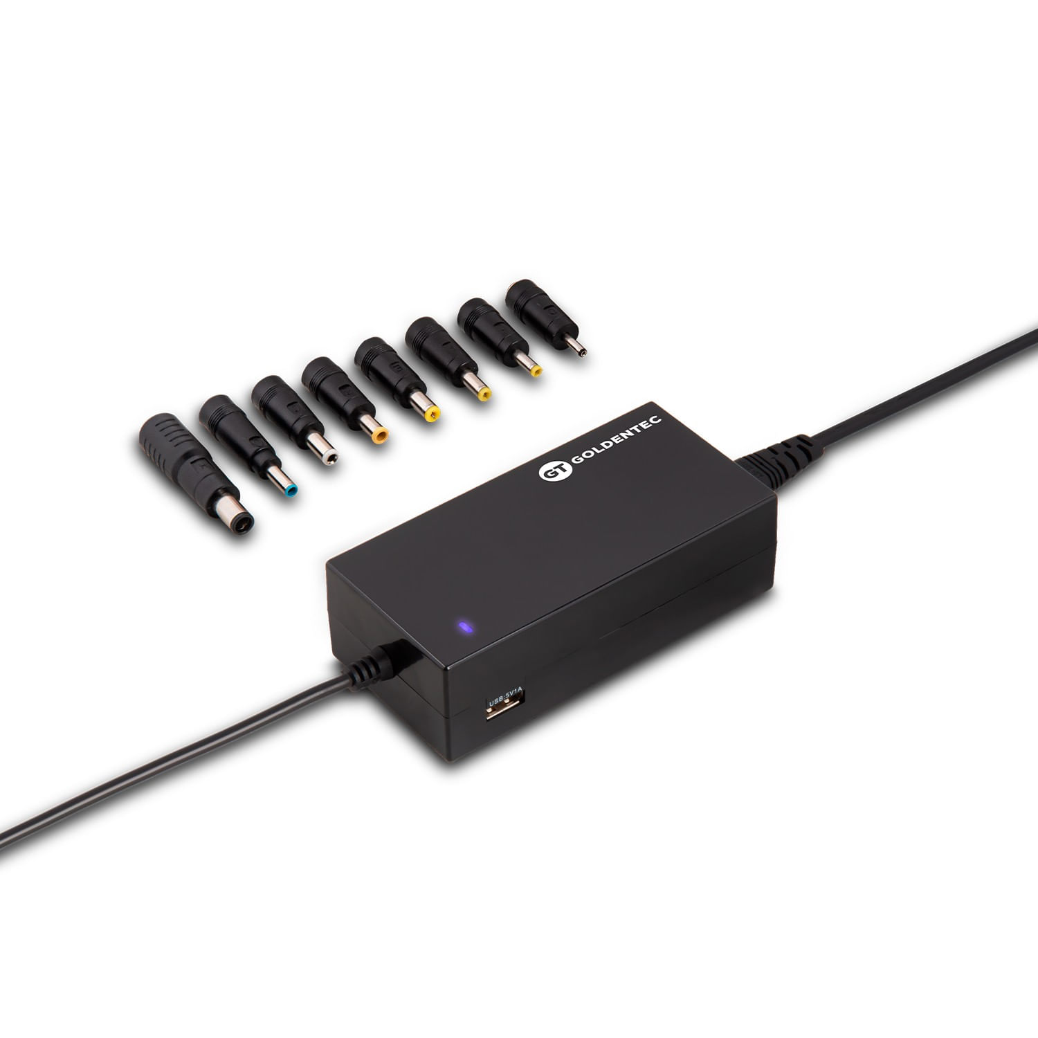 Encontraproduto.com.br - Carregador Universal para Notebook Bivolt 90W com 08 conectores