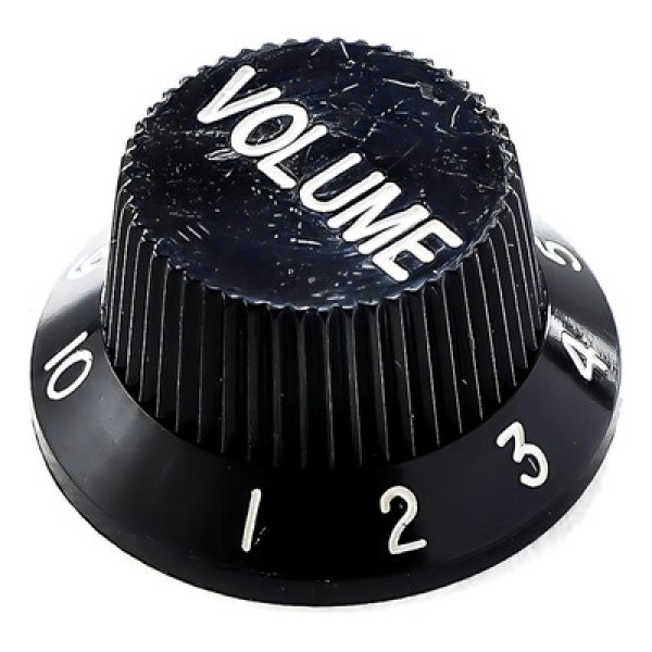 Encontraproduto.com.br - Knob Plástico Instrumentos Volume (3 Peças) Spirit Psv-v-bk [f035]