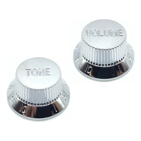 Encontraproduto.com.br - Knob Plástico Instrumentos Volume (6 Peças) Spirit Psv-v-cr [f035]