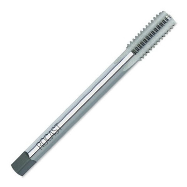 Macho para Máquina em Aço Rápido (HSS) Haste Passante Rosca Métrica Fina (MF) - Canal Reto M8 x 1 - Ref. DIN374 Rocast 65,0141
