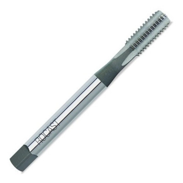 Encontraproduto.com.br - Macho para Máquina em Aço Rápido (HSS) Haste Reforçada Rosca Unificada Grossa (UNC) - Canal Reto - 7/32
