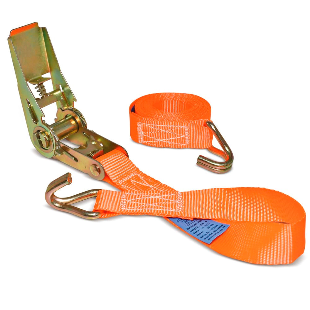 Encontraproduto.com.br - Cinta para Amarração com Catraca Capacidade 800Kg x Comprimento 4,5m Noll 241,0002