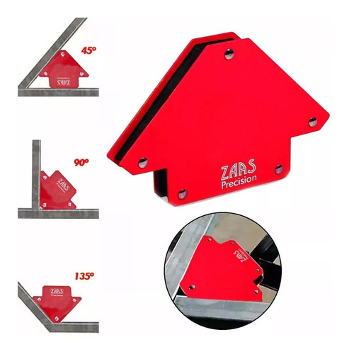 Esquadro Magnético Zaas 12Kg 45°/90°/135°