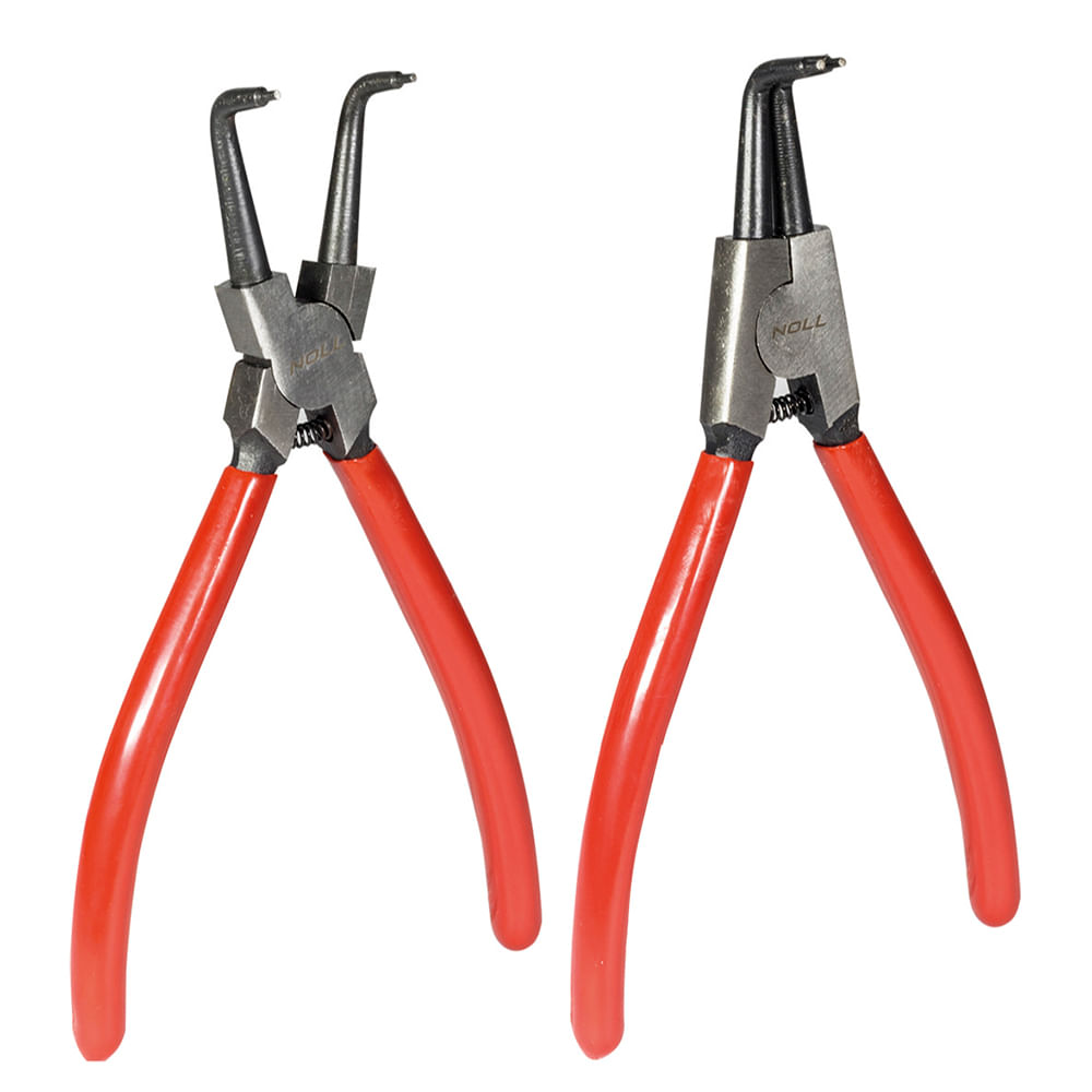 Alicate para anéis interno curvo (90°) tam. 9 ‘’ abertura 1.5/8 ‘’ – 4 ‘’ Noll 402,0007