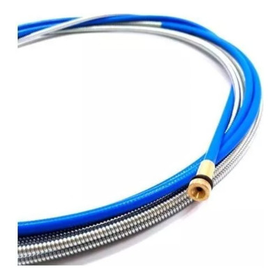 Conduíte para tocha MIG diâmetro 0,50 – 1,0 mm compr. 3 m cor azul Noll 457,0001
