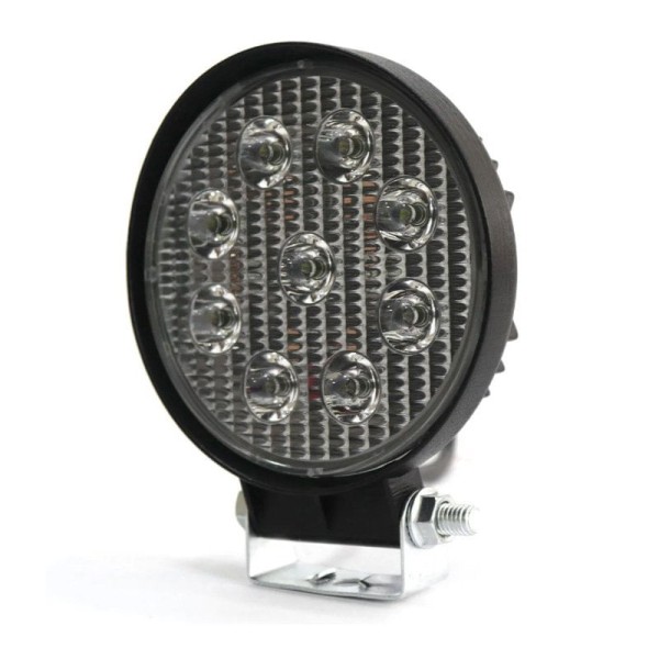 Encontraproduto.com.br - Farol de Milha Auxiliar 27W Universal 9 Leds Redondo Cinoy