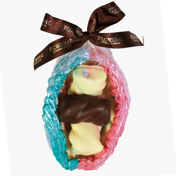 Encontraproduto.com.br - Ovo de Páscoa FLORYBAL Marshmallow 120g