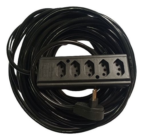 PONTA DE ESTOQUE | Cabo Flexivel PP 500V 2X4mm Rolo 100m Preto Corfio