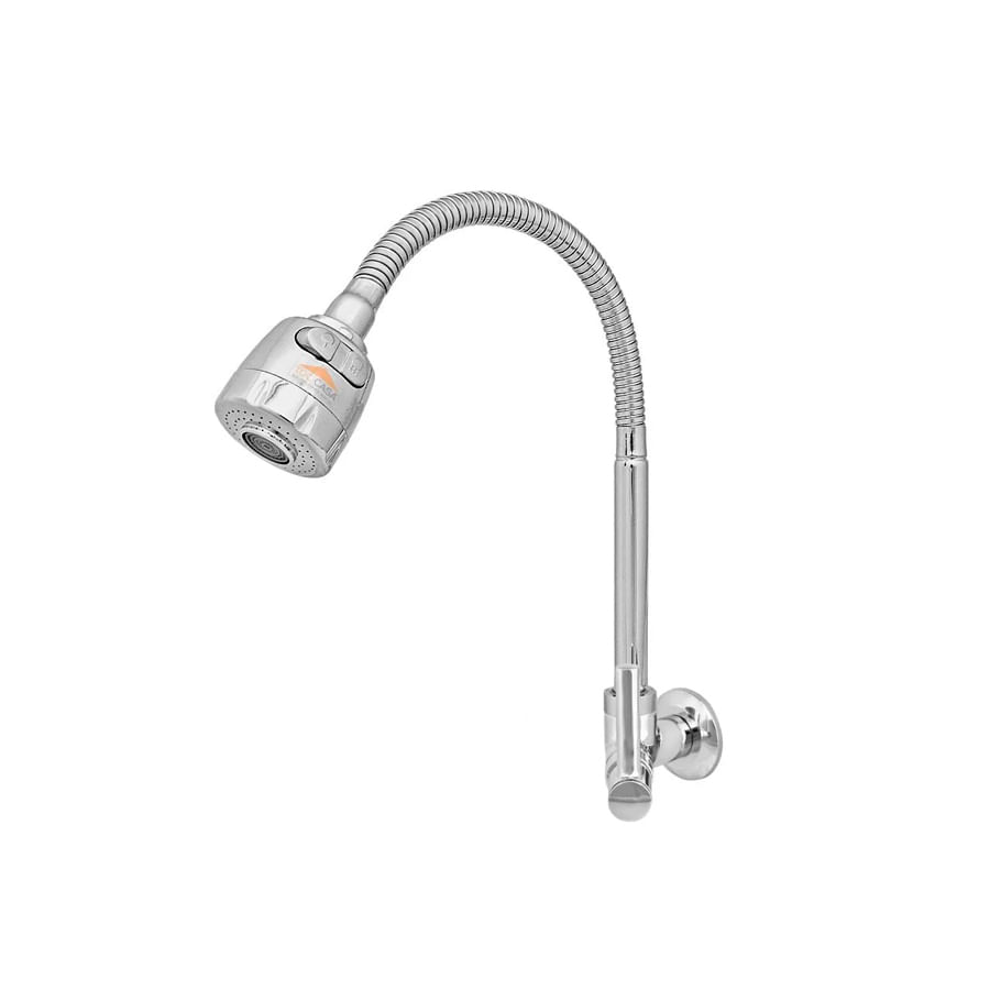 Torneira Sigma 1168 Cozinha Parede Bica Articulado Flex Gourmet Jr Cromado 40570710