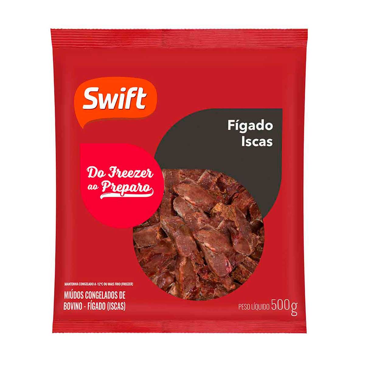 Encontraproduto.com.br - Iscas de Fígado Swift Pacote com 500g