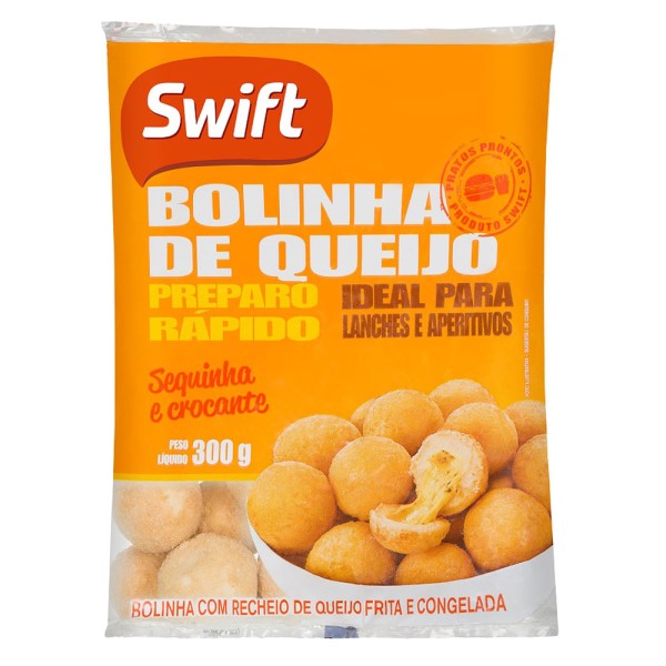 Encontraproduto.com.br - Bolinhas sabor queijo pré-frita Swift 300g