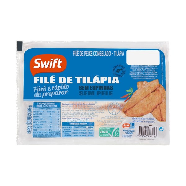 Encontraproduto.com.br - Peixe Tilápia Swift 250g Filé