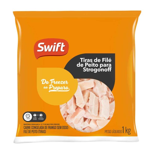 Encontraproduto.com.br - Peito de Frango em Tiras Congelado Swift 1 Kg